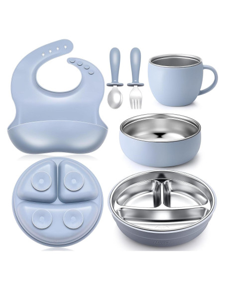Conjunto de Platos y Utensilios para Niños Nuogo 6 Piezas Conjunto de Platos y Utensilios para Niños Nuogo 6 Piezas