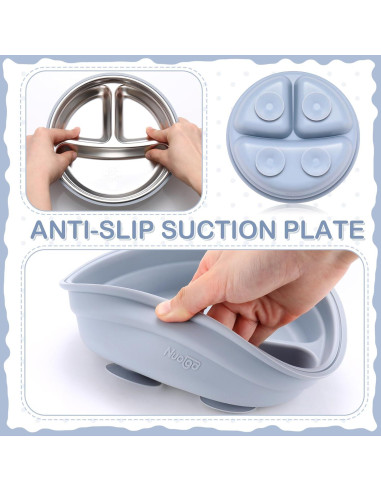 Conjunto de Platos y Utensilios para Niños Nuogo 6 Piezas