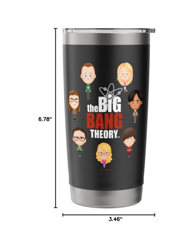 Tazón Aislado Acero Inoxidable The Big Bang Theory 591 ml