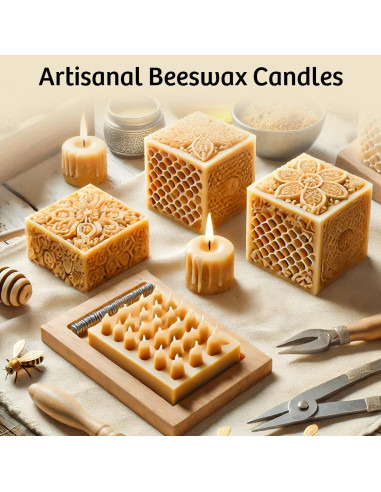 Pellets de Cera de Abeja Amarilla UNOTENA 0.45kg para Velas
