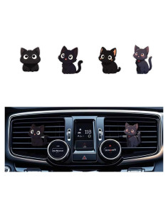 Clip Ambientador para Auto Cinpudo Gato Negro - Decoración Ventilación