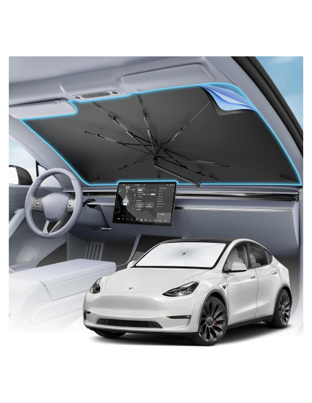 Protector Solar Plegable Cimesen para Parabrisas - Ajuste Universal Protector Solar Plegable Cimesen para Parabrisas - Ajuste Universal