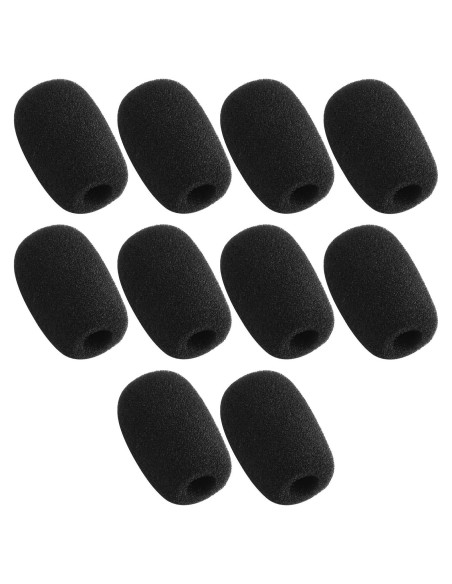 10 Piezas Cubierta de Espuma para Micrófono Mini Auricular 10 Piezas Cubierta de Espuma para Micrófono Mini Auricular