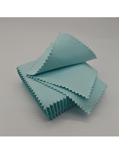 Paños de Limpieza de Joyería USHIGOO 50 Piezas 8x8 cm
