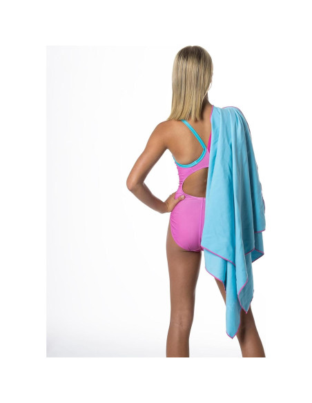 Toalla Hidro Deportiva Flow - Microfibra Secado Rápido Aqua Mediano Toalla Hidro Deportiva Flow - Microfibra Secado Rápido Aqua Mediano