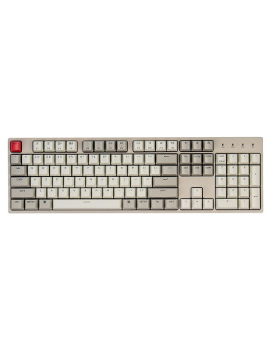 Teclado Mecánico Keychron C2 Hot-swappable 104 Teclas Rojo