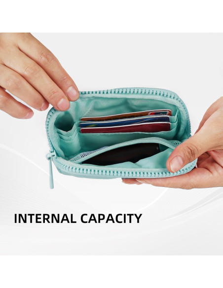 Cartera Didida Iris con Cremallera y Ventana ID Aqua Cartera Didida Iris con Cremallera y Ventana ID Aqua