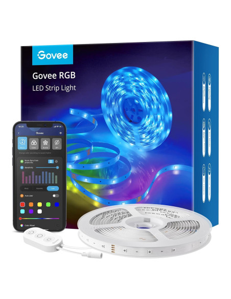 Govee Tira LED Inteligente 5m Control App y Voz Govee Tira LED Inteligente 5m Control App y Voz
