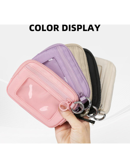 Cartera Didida Iris con Cremallera y Ventana ID Aqua Cartera Didida Iris con Cremallera y Ventana ID Aqua