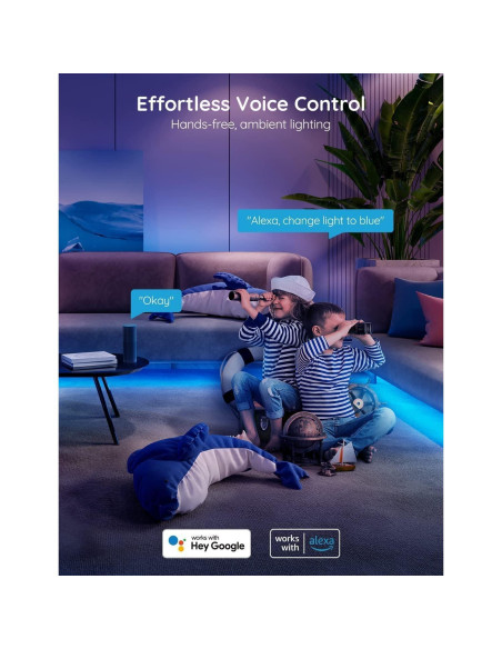 Govee Tira LED Inteligente 5m Control App y Voz Govee Tira LED Inteligente 5m Control App y Voz