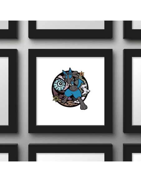 Póster de Arte de Pared Pokémon Lucario 30.48x30.48cm Trends Póster de Arte de Pared Pokémon Lucario 30.48x30.48cm Trends