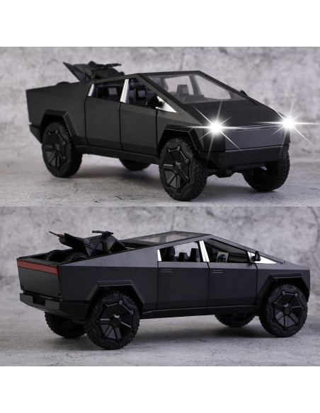 Juguete Camión Pickup 1/24 Diecast RV Cybertqud Negro Juguete Camión Pickup 1/24 Diecast RV Cybertqud Negro