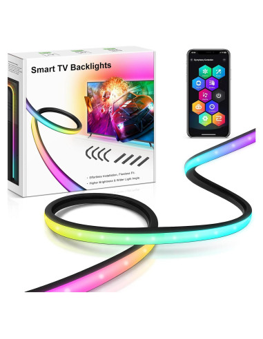 Tira de Luz LED 3.0m inShareplus para TV 32-43" Control WiFi