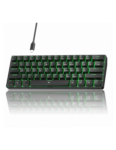 Teclado Mecánico TMKB T61SE 60% Retroiluminado USB-C