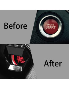 Cubierta Botón Inicio Motor Moly Magnolia Universal Negro 2