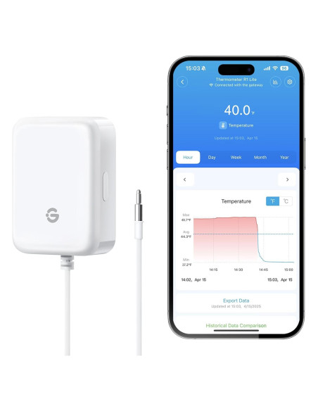 Termómetro de Congelador GoveeLife H5111 con Alarma Bluetooth Termómetro de Congelador GoveeLife H5111 con Alarma Bluetooth