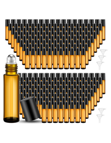 Botellas de Aceite Esencial Sumind 10 ml Ámbar - 250 Pcs