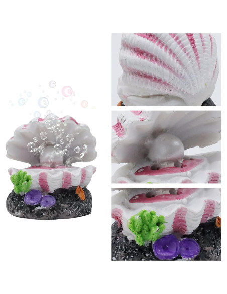 Ornamento de Acuario Tighall Volcán con Piedra de Aire 54x55mm Ornamento de Acuario Tighall Volcán con Piedra de Aire 54x55mm