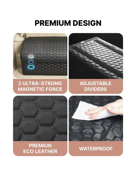 Organizador de Maletero Owleys 40L Plegable Negro 17.7" Organizador de Maletero Owleys 40L Plegable Negro 17.7"