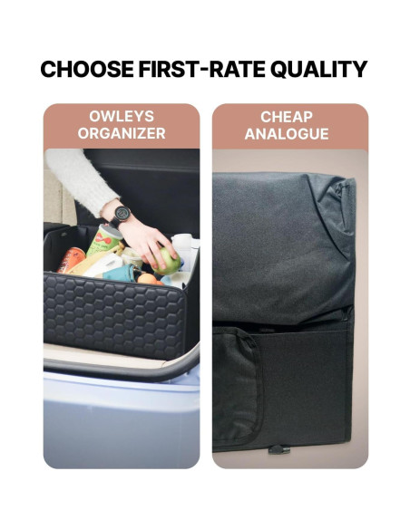 Organizador de Maletero Owleys 40L Plegable Negro 17.7" Organizador de Maletero Owleys 40L Plegable Negro 17.7"