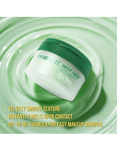 Bálsamo Desmaquillante Naturium Aloe Vera 75g - Piel Sensible