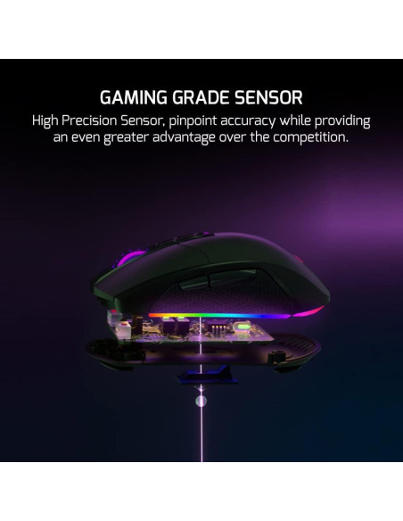 Game Power Kyojin Ratón Gaming Cable RGB 6400 DPI Game Power Kyojin Ratón Gaming Cable RGB 6400 DPI
