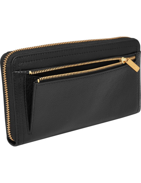 Cartera de Cuero Fossil Logan con Bloqueo RFID para Mujeres Cartera de Cuero Fossil Logan con Bloqueo RFID para Mujeres