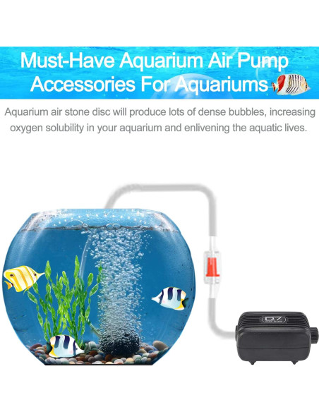 Disco de aire para acuario DeKago 4.1 cm - 2 piezas Disco de aire para acuario DeKago 4.1 cm - 2 piezas