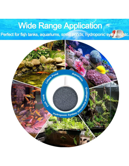 Disco de aire para acuario DeKago 4.1 cm - 2 piezas Disco de aire para acuario DeKago 4.1 cm - 2 piezas