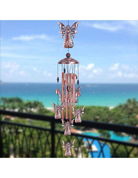 Campanas de Viento de Ángel xxschy 91.44 cm Decoración Jardín Campanas de Viento de Ángel xxschy 91.44 cm Decoración Jardín