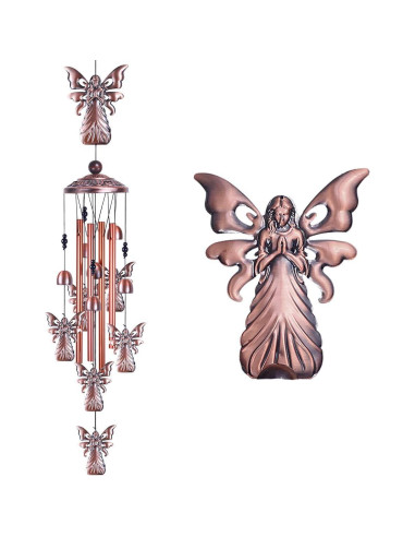 Campanas de Viento de Ángel xxschy 91.44 cm Decoración Jardín