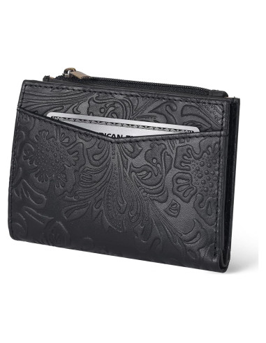 Billetera de Cuero Clifton Heritage para Mujeres - RFID Bifold