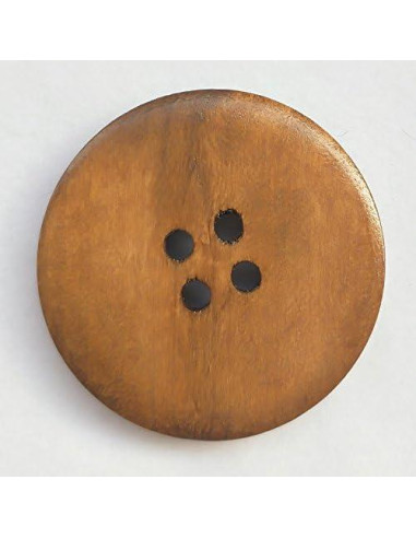 Botones de Madera Redondos 40mm Chenkou Craft 30pcs Marrón