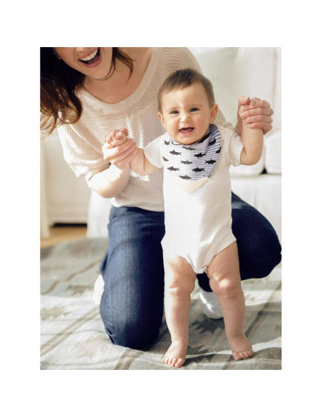 Conjunto de Baberos de Dentición Giftty Baby - Algodón Orgánico Conjunto de Baberos de Dentición Giftty Baby - Algodón Orgánico