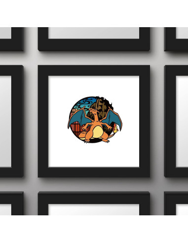 Póster de Arte Pokémon Wagara Charizard Trends 30.48 cm