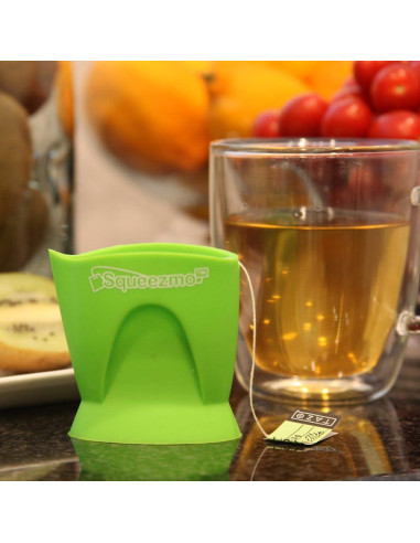 Squeezmo Exprimidor de Té Verde - Silicona FDA - 1 Unidad