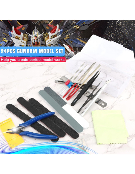 Kit de Herramientas de Modelismo Gundam 24PCS OFNMY Kit de Herramientas de Modelismo Gundam 24PCS OFNMY
