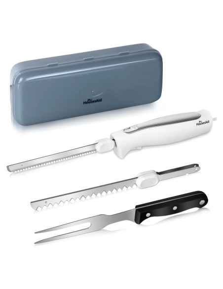 Cuchillo Eléctrico HousesAid 150W con 2 Cuchillas Inoxidable Cuchillo Eléctrico HousesAid 150W con 2 Cuchillas Inoxidable