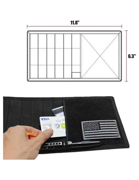 Organizador de Visor de Coche WYNEX Nylon 1000D Universal Organizador de Visor de Coche WYNEX Nylon 1000D Universal