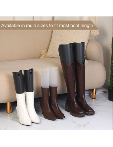 Formadores de Botas HARFINGTON 10pcs PVC 15 cm Negro