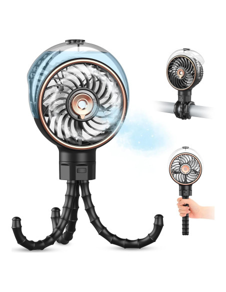 Ventilador Portátil Ausic P10 con Nebulizador 100ml y Trípode Ventilador Portátil Ausic P10 con Nebulizador 100ml y Trípode