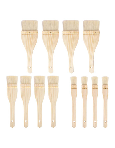 Juego de Pinceles Hake KUKLIPJIM - 12 Pinceles 2.5cm a 7.6cm Juego de Pinceles Hake KUKLIPJIM - 12 Pinceles 2.5cm a 7.6cm