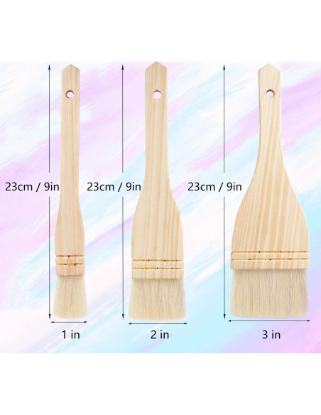 Juego de Pinceles Hake KUKLIPJIM - 12 Pinceles 2.5cm a 7.6cm Juego de Pinceles Hake KUKLIPJIM - 12 Pinceles 2.5cm a 7.6cm