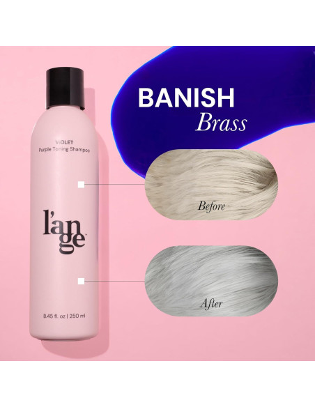 Champú Tonificante Violeta L'ANGE HAIR 240ml - Elimina Cobrizo Champú Tonificante Violeta L'ANGE HAIR 240ml - Elimina Cobrizo