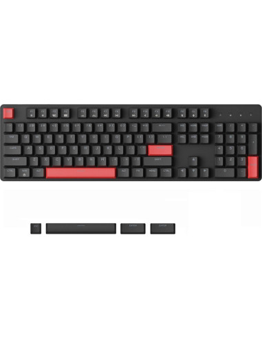 Teclado Mecánico LEMOKEY X2 100% Gasket LED Rojo