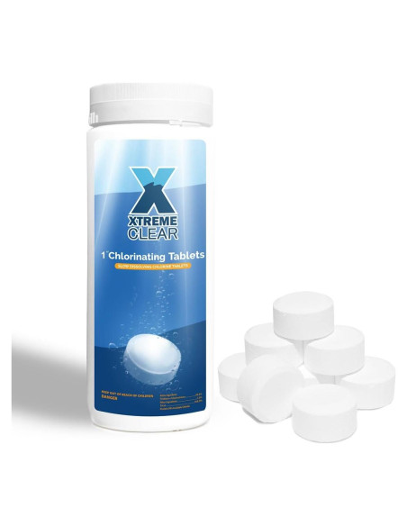 Pastillas de Cloro XtremepowerUS 0.68kg 1" para Piscinas y Spa Pastillas de Cloro XtremepowerUS 0.68kg 1" para Piscinas y Spa