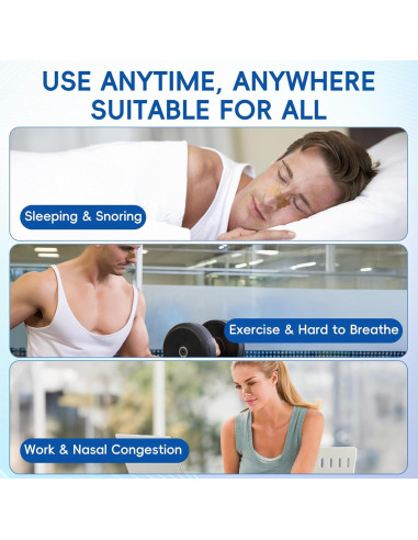 Tiras Nasales IAMFINE Antironquidos 50 Unidades Alivio Congestión