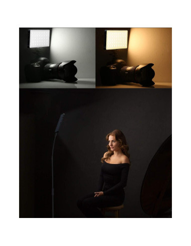Luz de Video RGB PHOTOOLEX 4000mAh 10W 21 Efectos