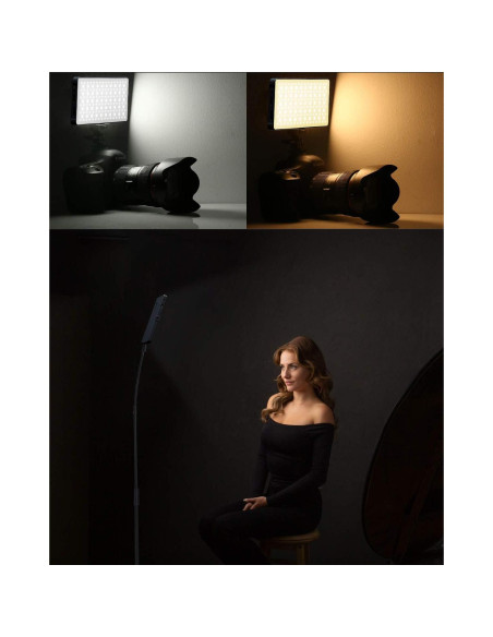 Luz de Video RGB PHOTOOLEX 4000mAh 10W 21 Efectos Luz de Video RGB PHOTOOLEX 4000mAh 10W 21 Efectos