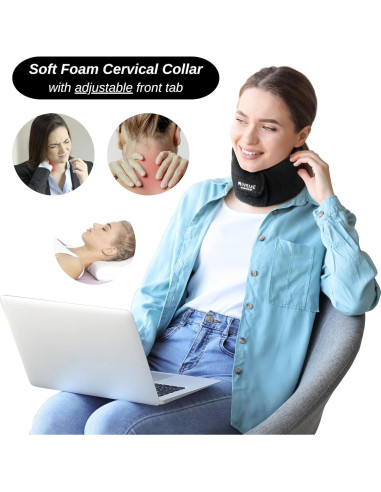 Collar Cervical Niveus Mediano Soporte Barbilla 55.88 cm